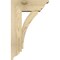Ekena Millwork Thorton Traditional Rough Sawn Bracket w/ Offset Brace, Douglas Fir, 6"W x 14"D x 22"H BKT0604X14X22THR01RDF - alternate 3